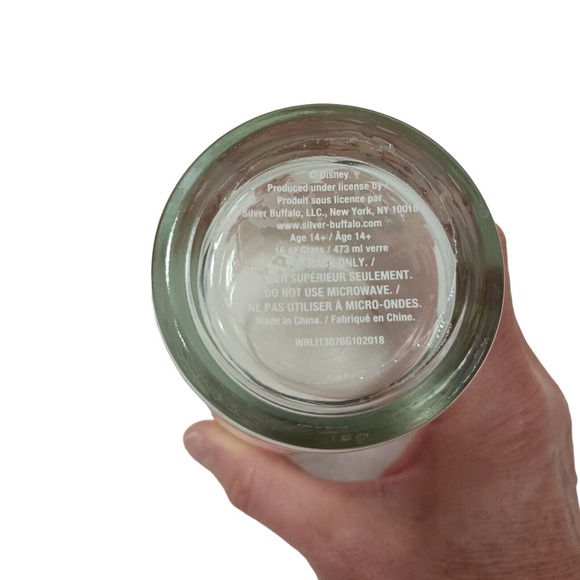 2 Disney Lilo & Stitch Drinking Glasses 16 oz PINK BLUE GIRLS BOYS Glasswear Set - Picture 4 of 7